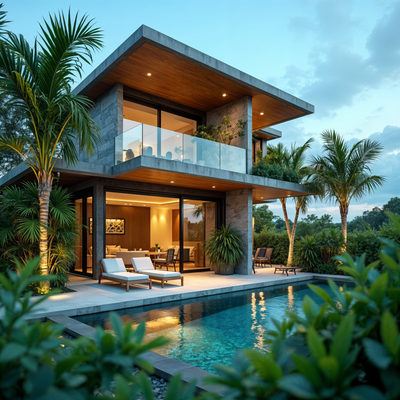 Casas para climas tropicales en Colombia